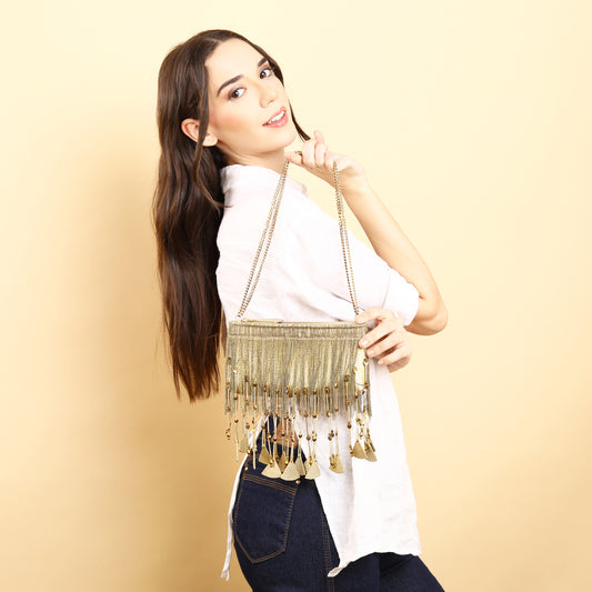 Tassel Glam Gold